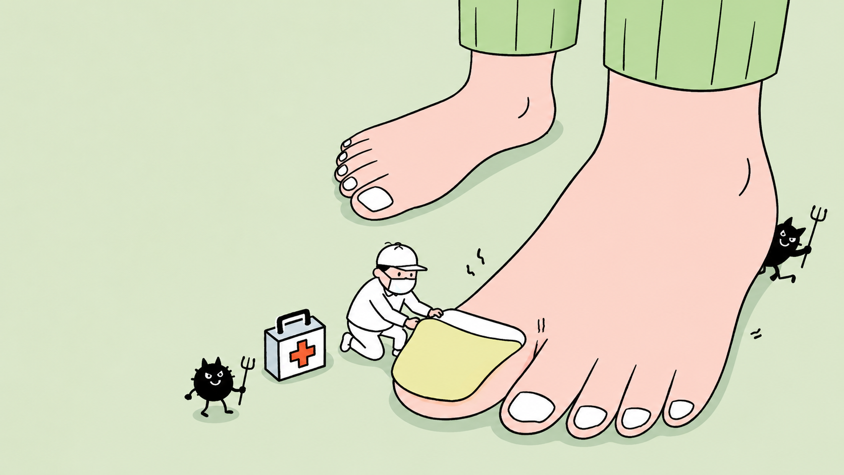 발가락이 가렵고 벗겨진다면? 장마철 무좀, 방치하면 더 심해질 수 있어요